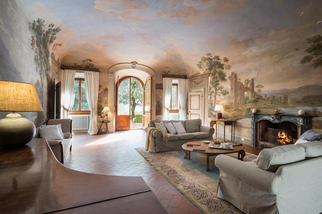Villa De' Ricci Rignana B&B Greve in Chianti Exterior foto